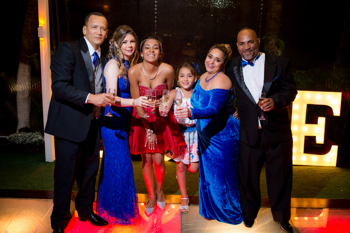 A Entrada e o Brinde com a Família