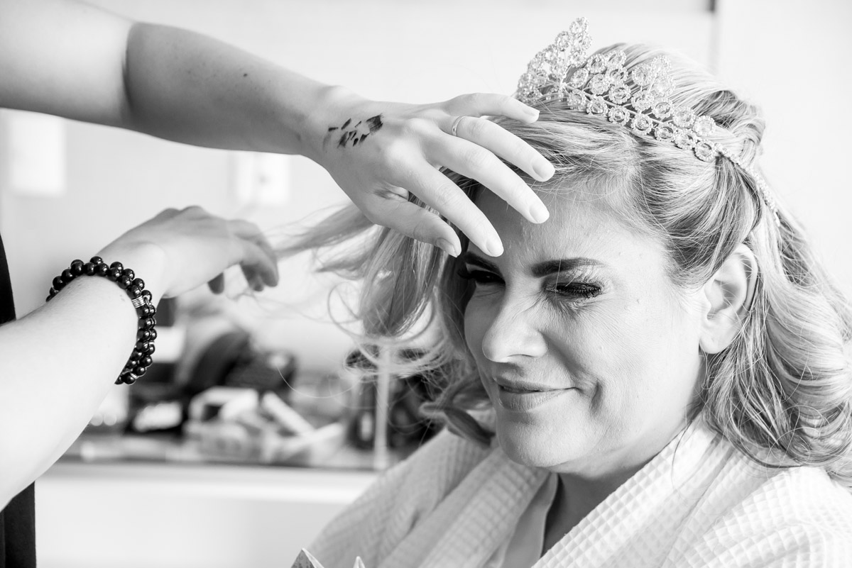 penteado da noiva em ensaio de making of 