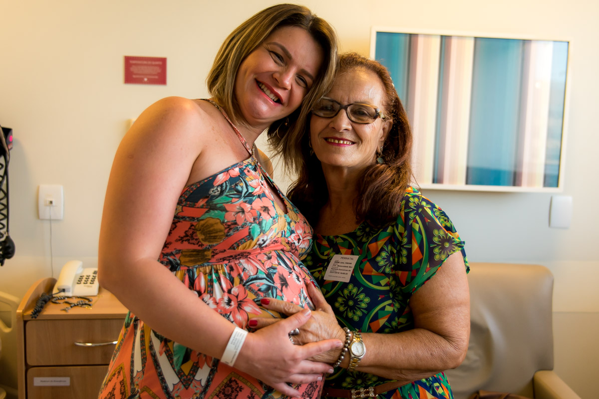 sogra e nora na maternidade 