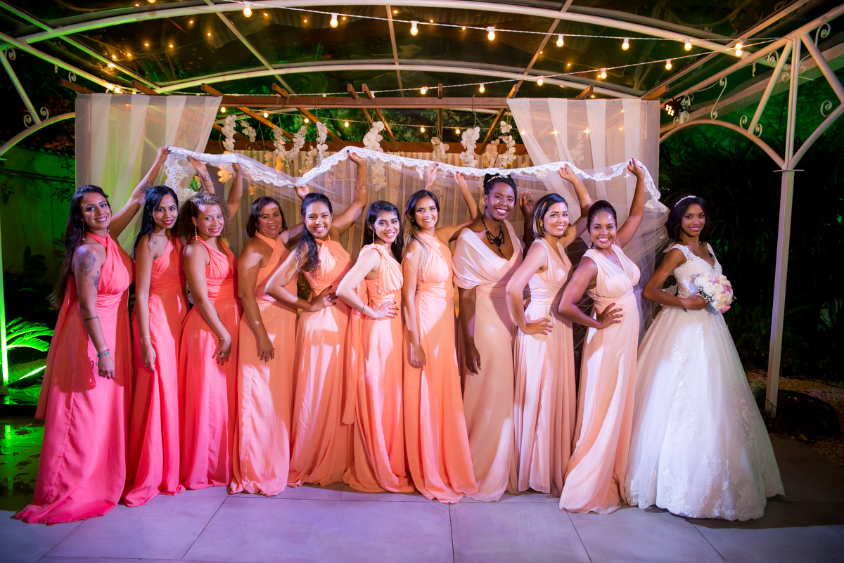 madrinhas com vestidos degradê fotografo fabio doria 