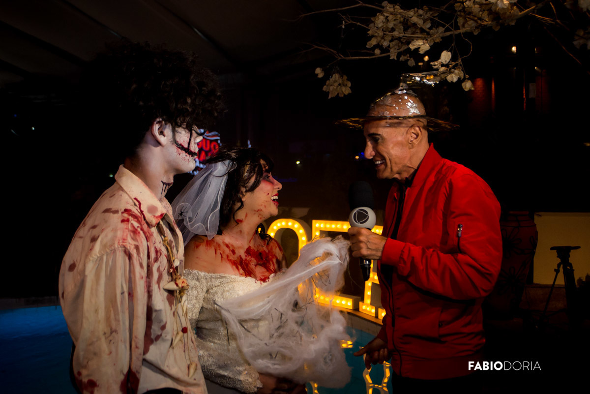 Amin Khader em festa halloween da mc pocahontas fotografo fabio doria Mansão Carioca