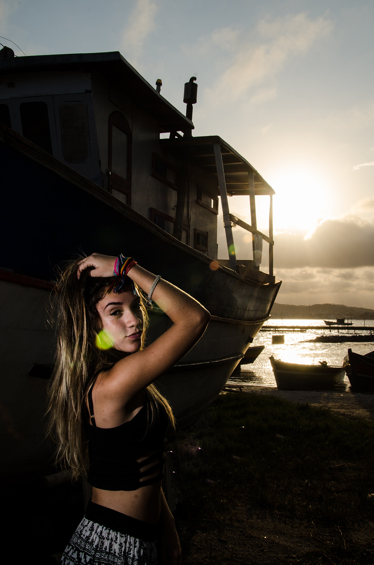 ensaio externo no barco região dos lagos fotografo fabio doria