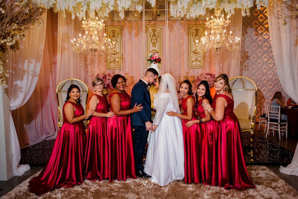 casamento salão solarium fotógrafo fabio doria o melhor do rio de janeiro noivos com madrinhas 