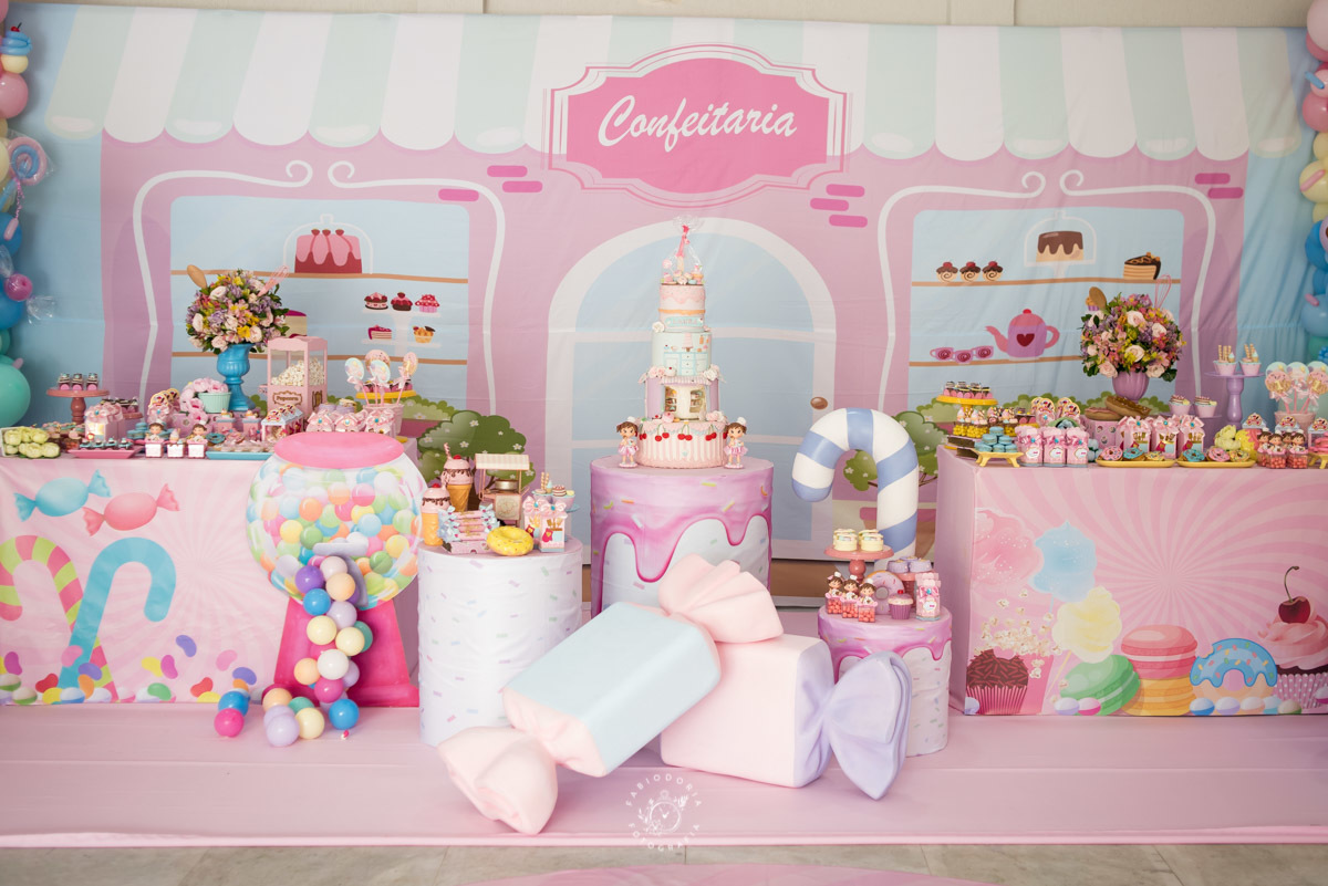 Decoração confeitaria festa infantil
1 ano - Bora Bora