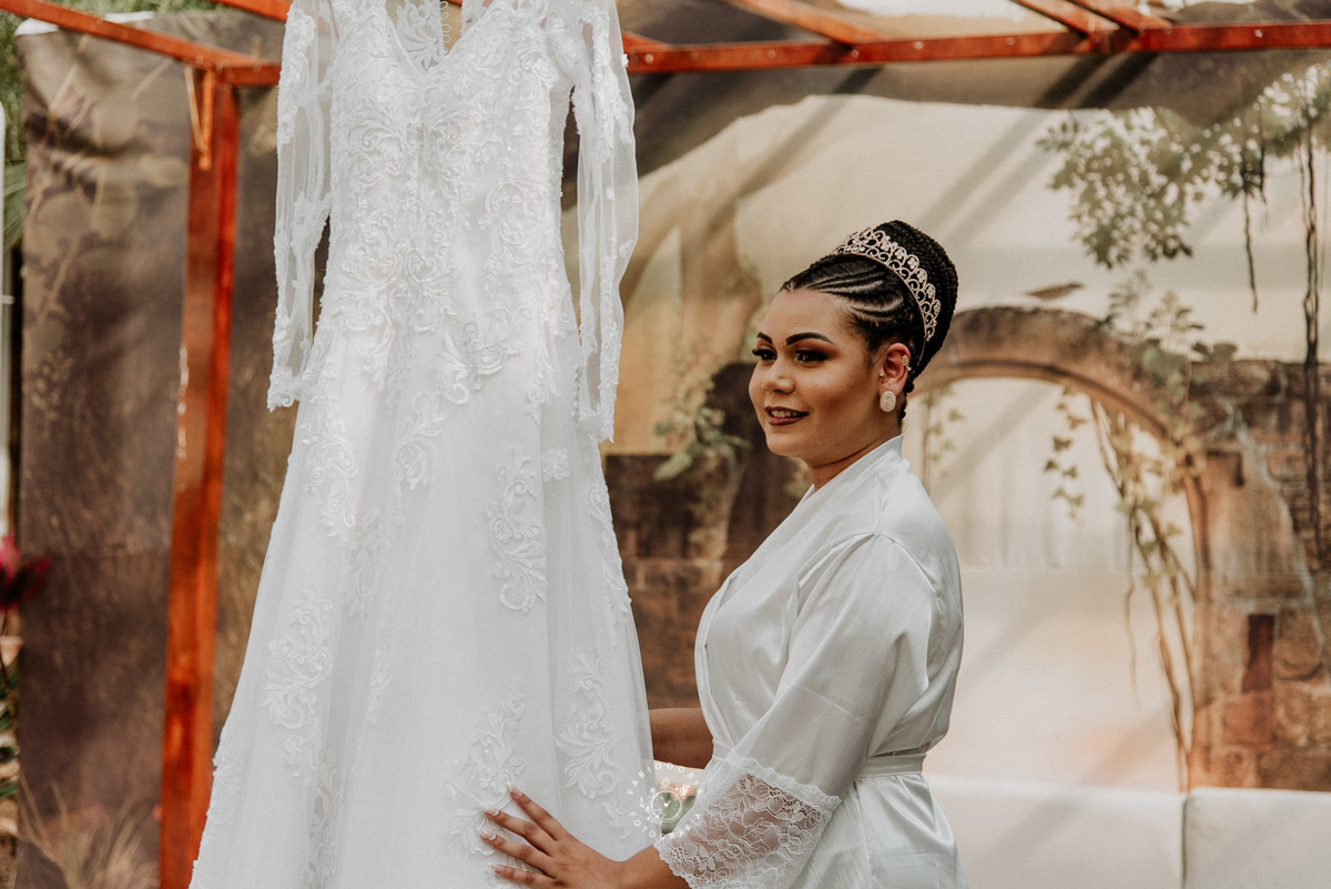 Making of Casamento, foto do vestido salão Ballroom Iris | Fotógrafo Fabio Doria o melhor de bangu 