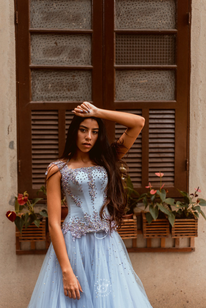 Ensaio externo 15 anos em sítio com vestido de princesa - Fotógrafo Fabio Doria o melhor do Rio de Janeiro