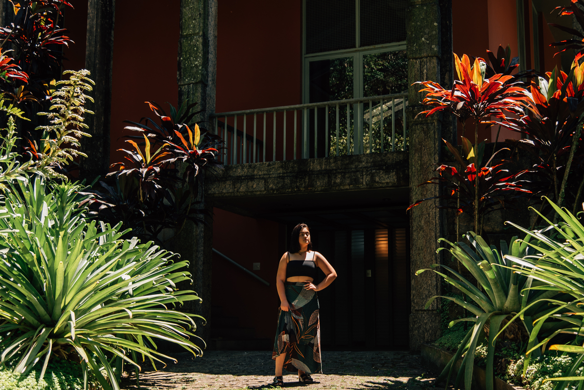 Ensaio externo debutante 15 anos sítio burle marx guaratiba fotógrafo fabio doria o melhor do rio de janeiro