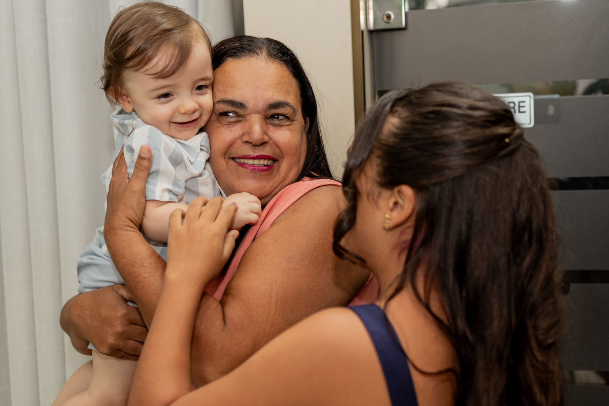 Fotografia de aniversário infantil de 1 ano em Ribeirão Preto. Cobertura completa de festa de aniversário com tema afetuoso, decoração e fotos da família.