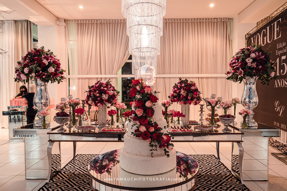 Decoração para festa de debutante em Alpes de Aruja