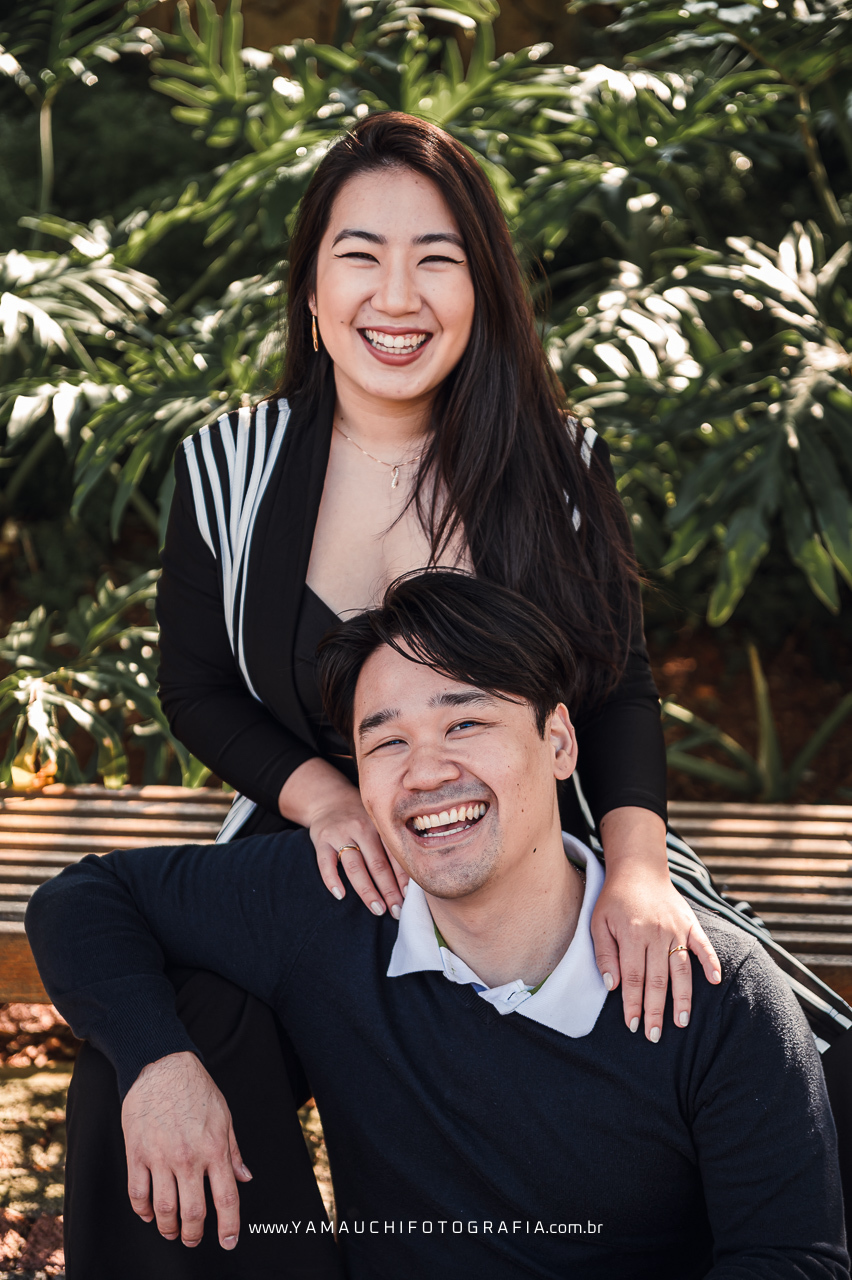 Foto de retrato dos noivos