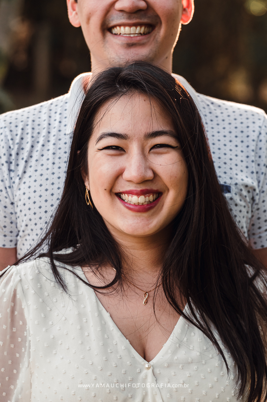 Retrato dos noivos no ensaio de casal em SP
