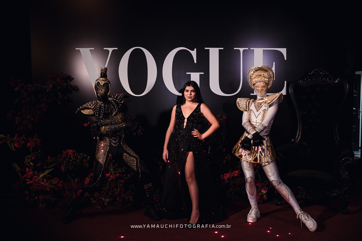 Aniversário de 15 anos com tema Vogue