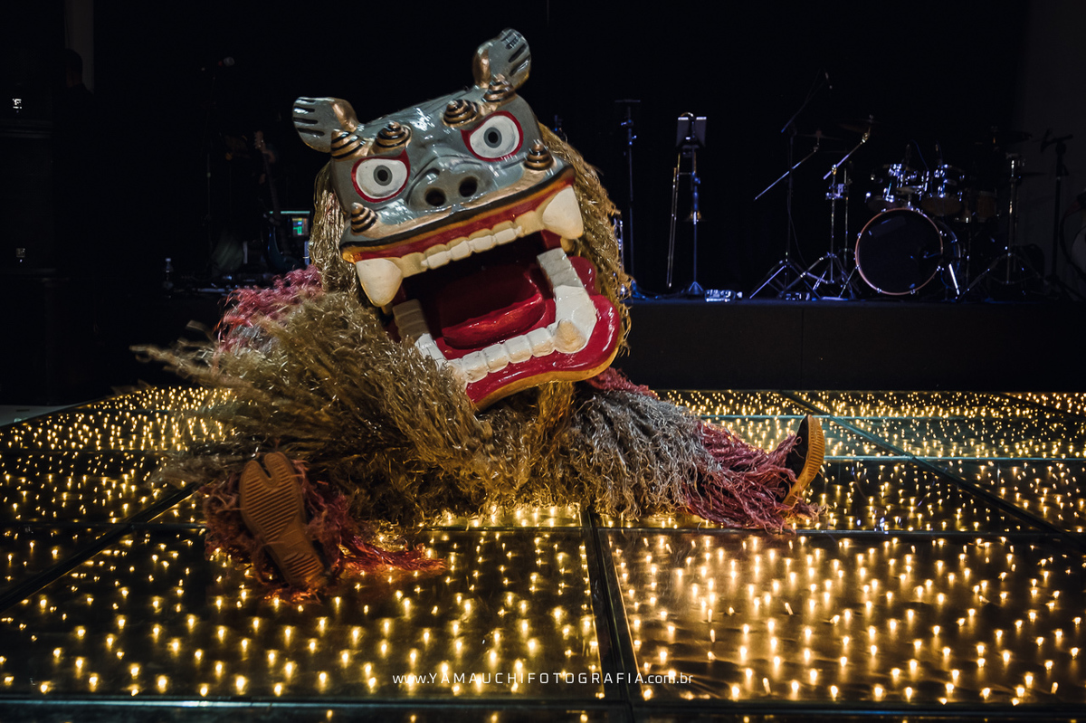 Apresentação de Taiko no casamento SP