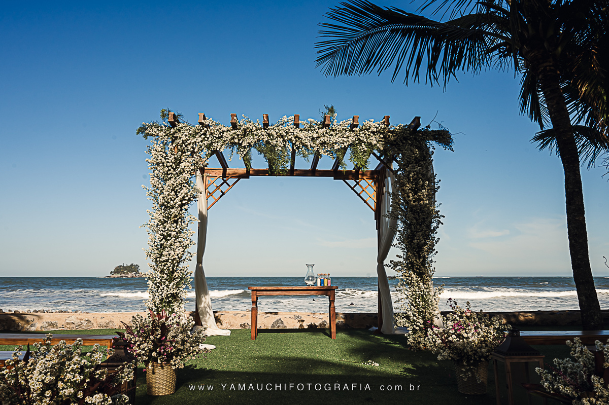 Local para casamento na praia Guarujá SP
