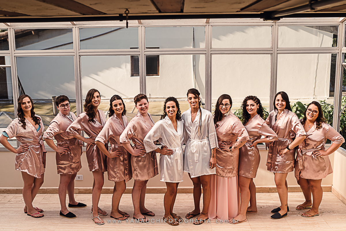 Madrinhas de hoby no Guaruja local para casamento