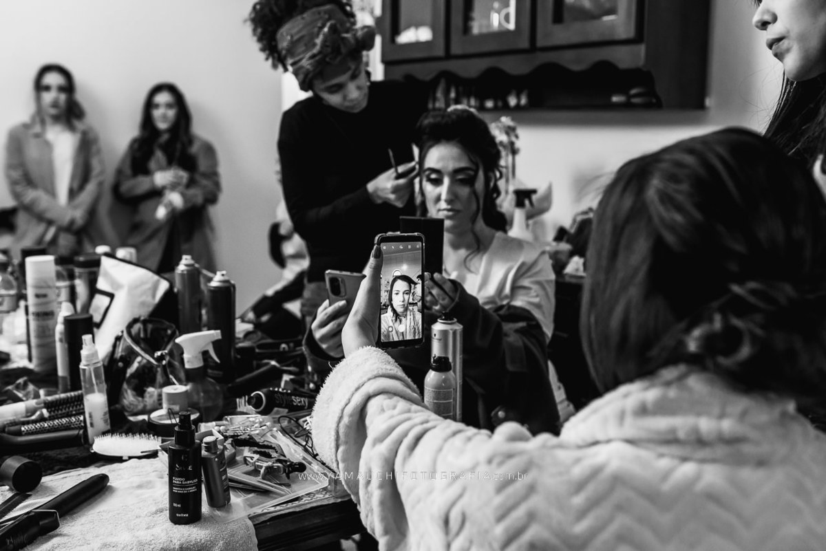 Making of da noiva em casa