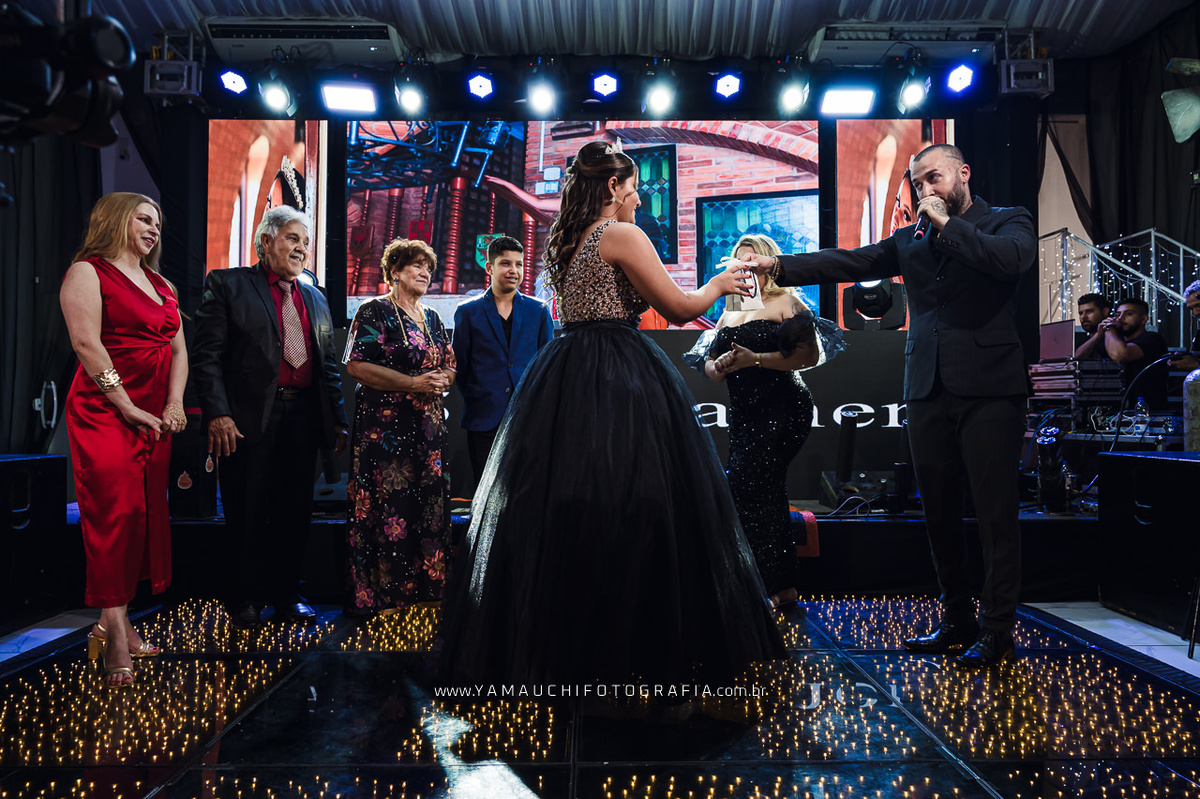 Dança na festa de 15 anos
