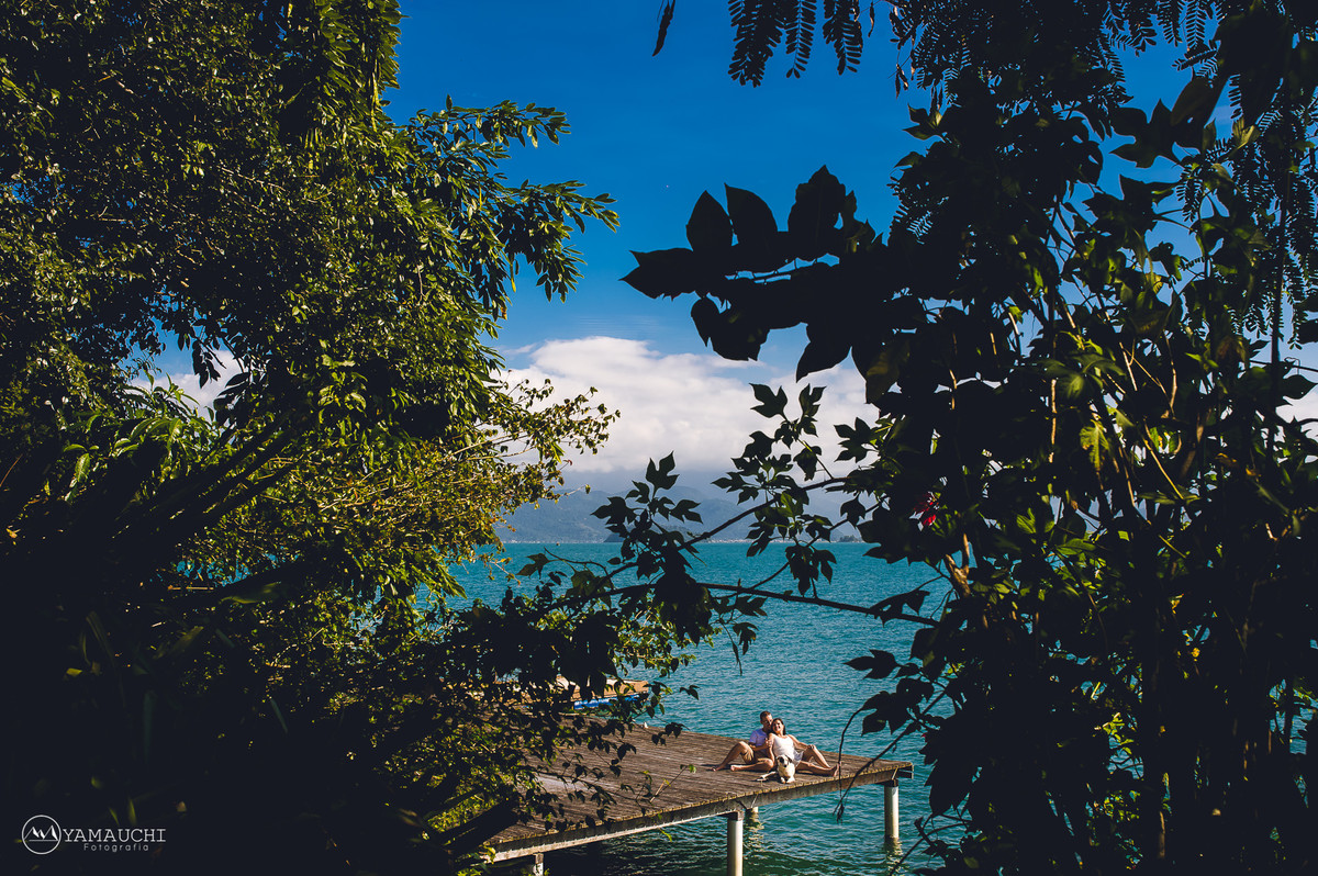 Fotografia dos noivos