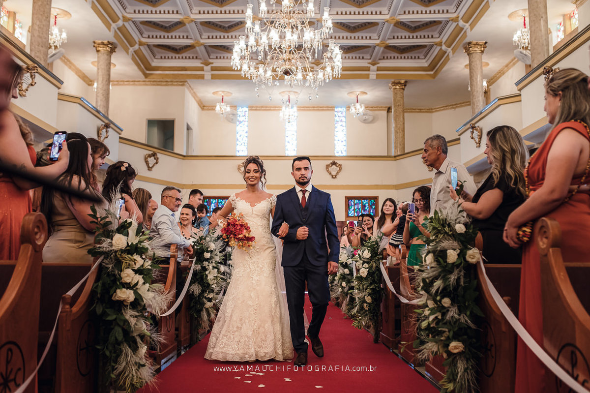 Foto de casamento na igreja