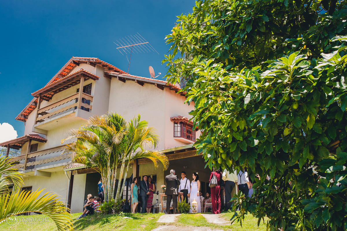cerimonia de casamento em casa