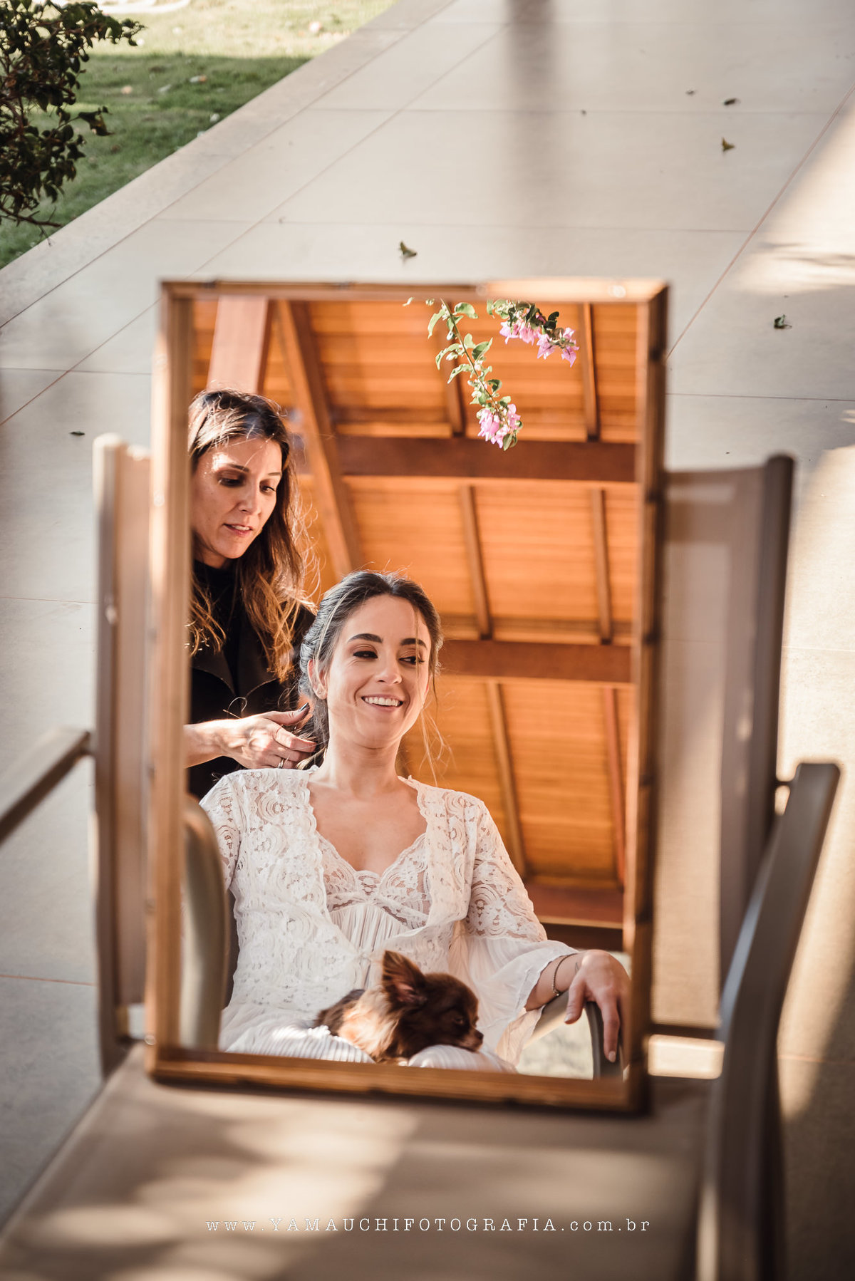 noiva no espelho