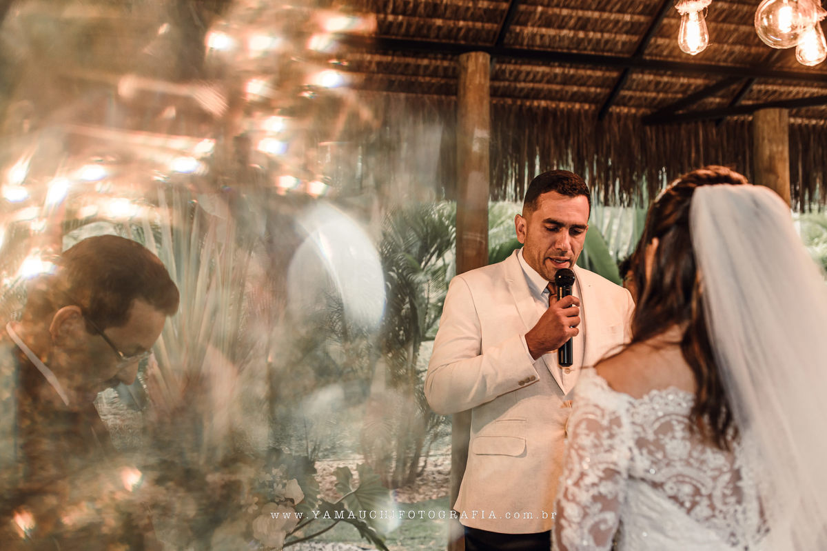 Foto de casamento no campo