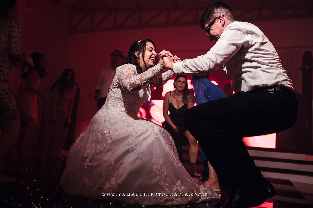 Noiva na festa de casamento