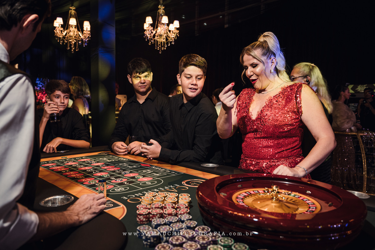 Cassino tema de festa