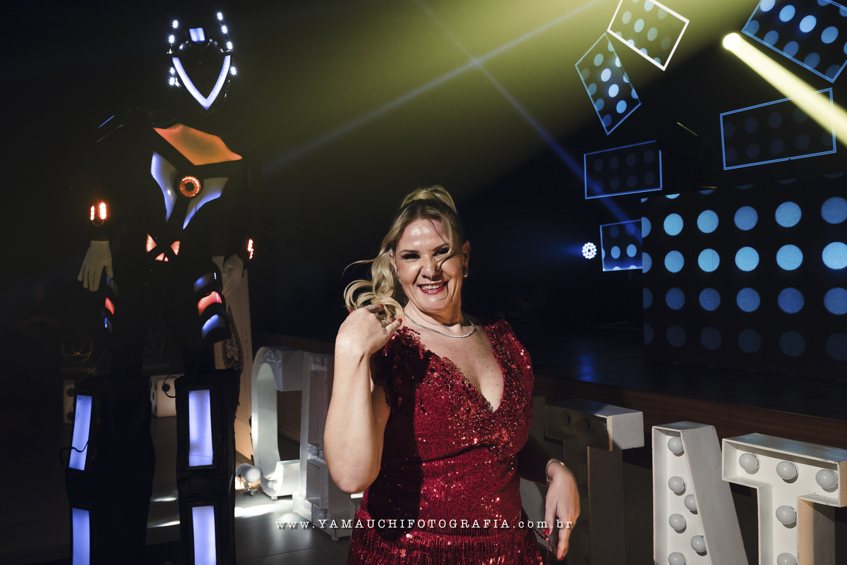 Robo de led para festas e eventos