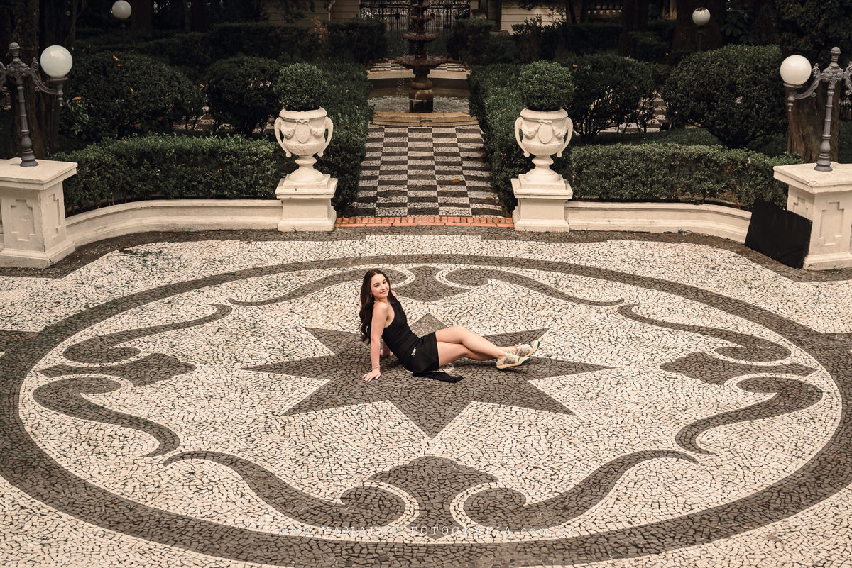 Ensaio fotográfico de debutante 15 anos no Palácio dos Cedros