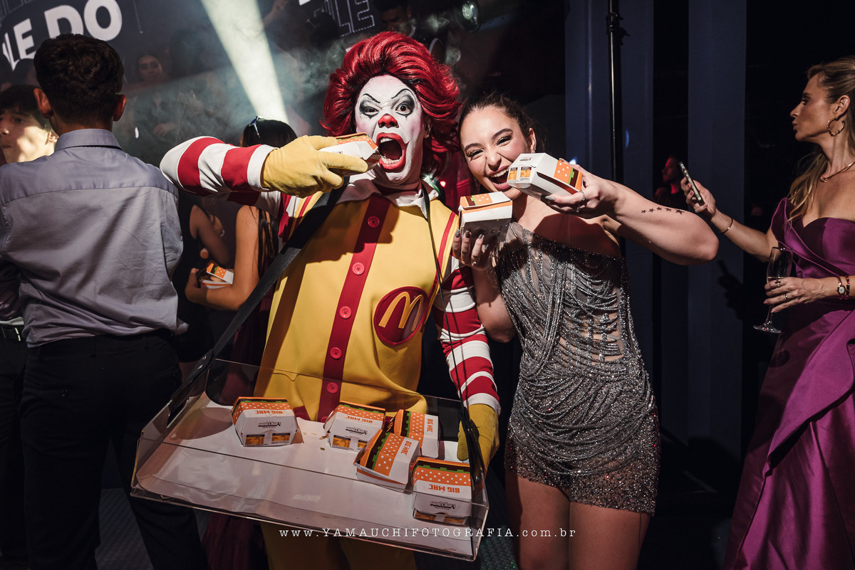 MC Donalds para festa de 15 anos