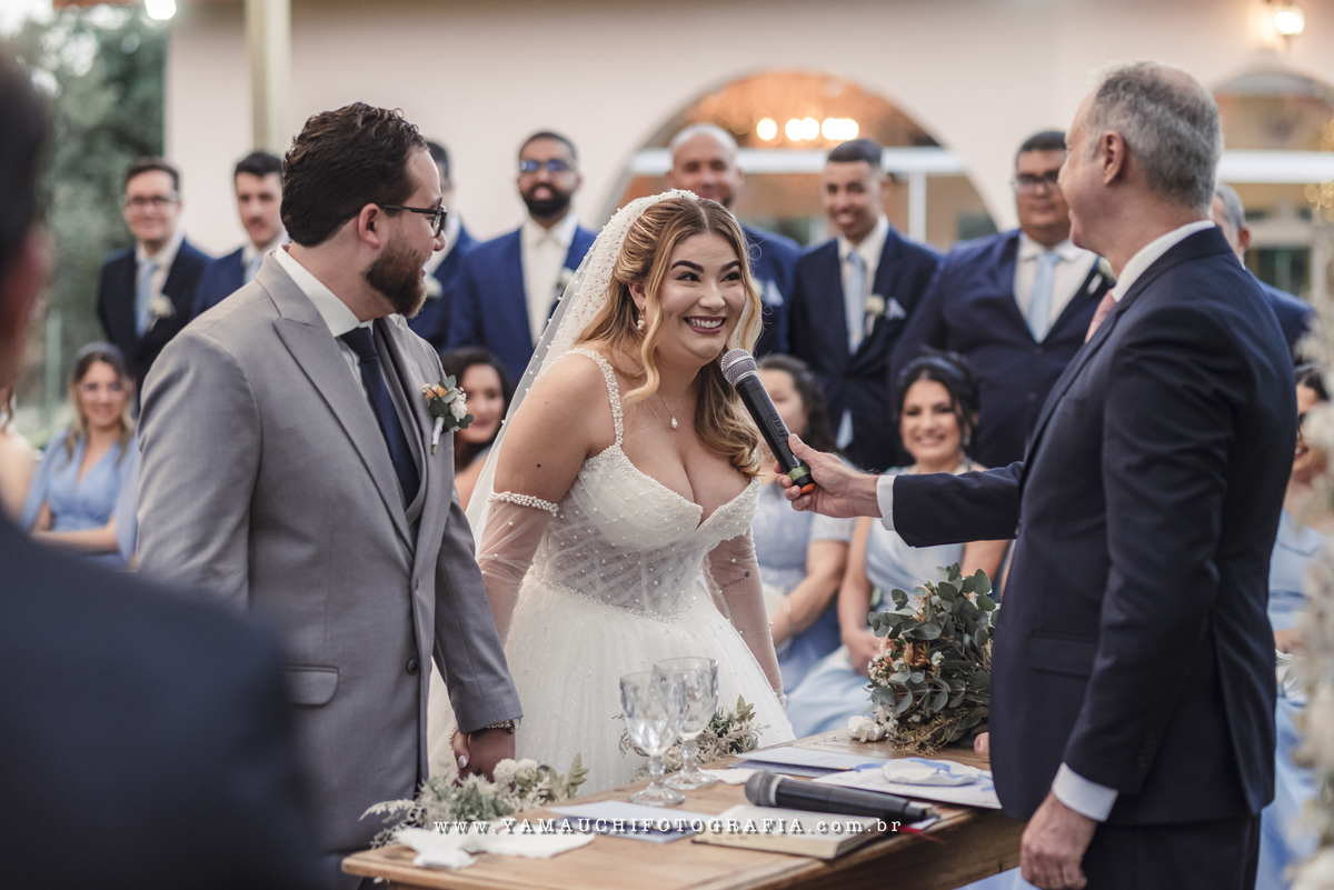 Hora do sim no casamento