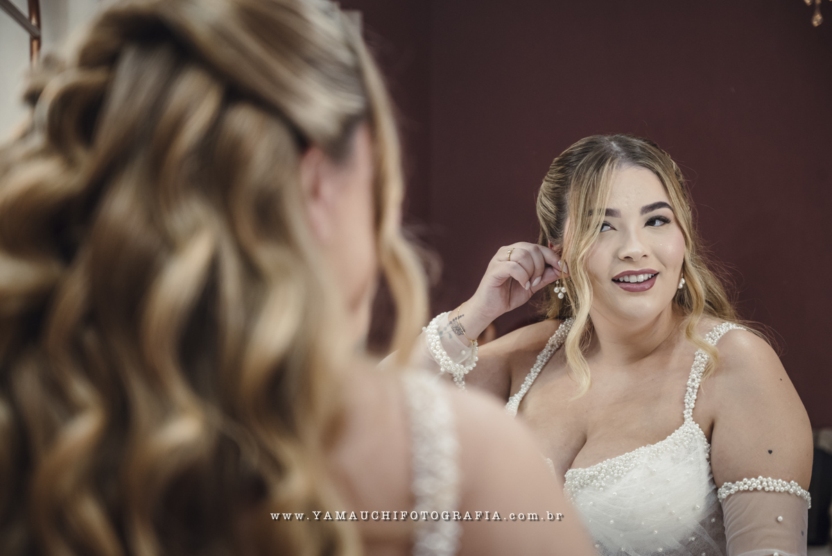 Noiva no seu making of