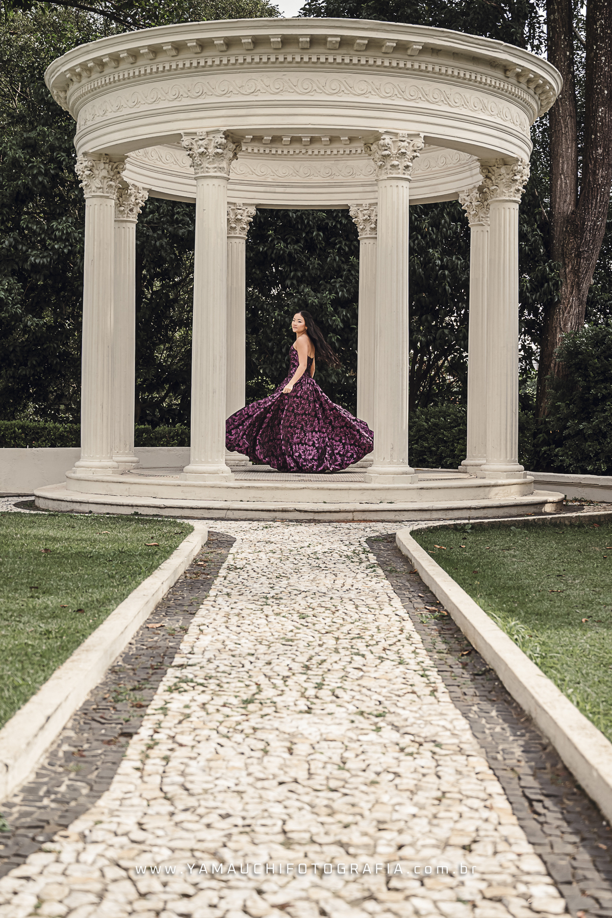 Vestido para ensaio de 15 anos