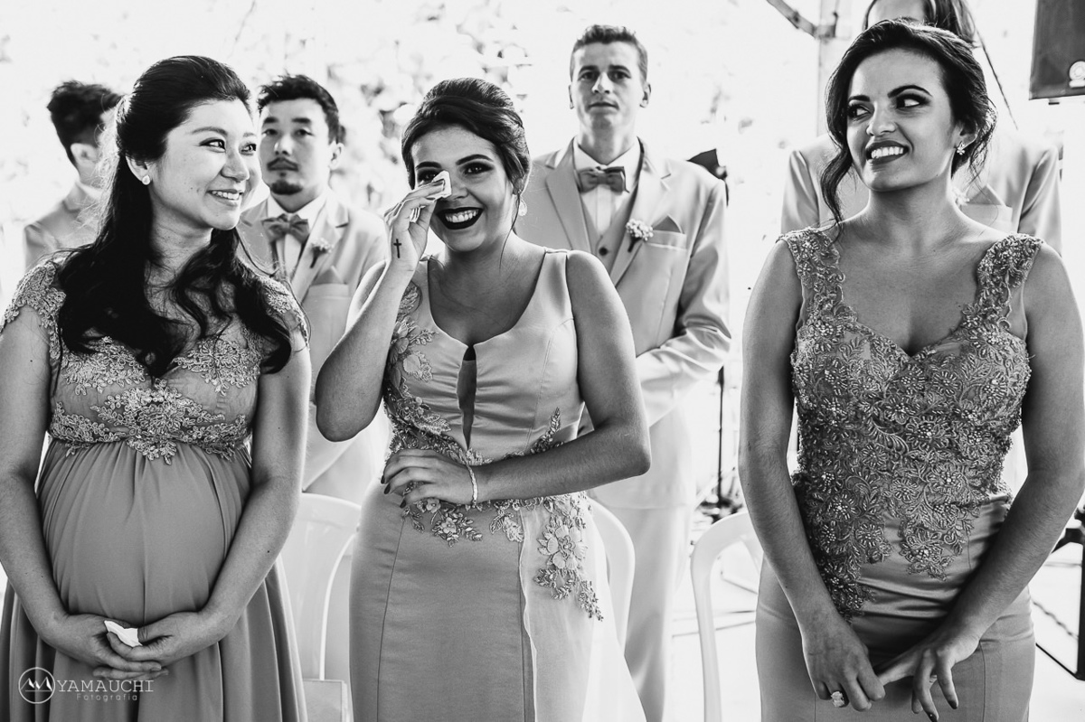 emoção no casamento