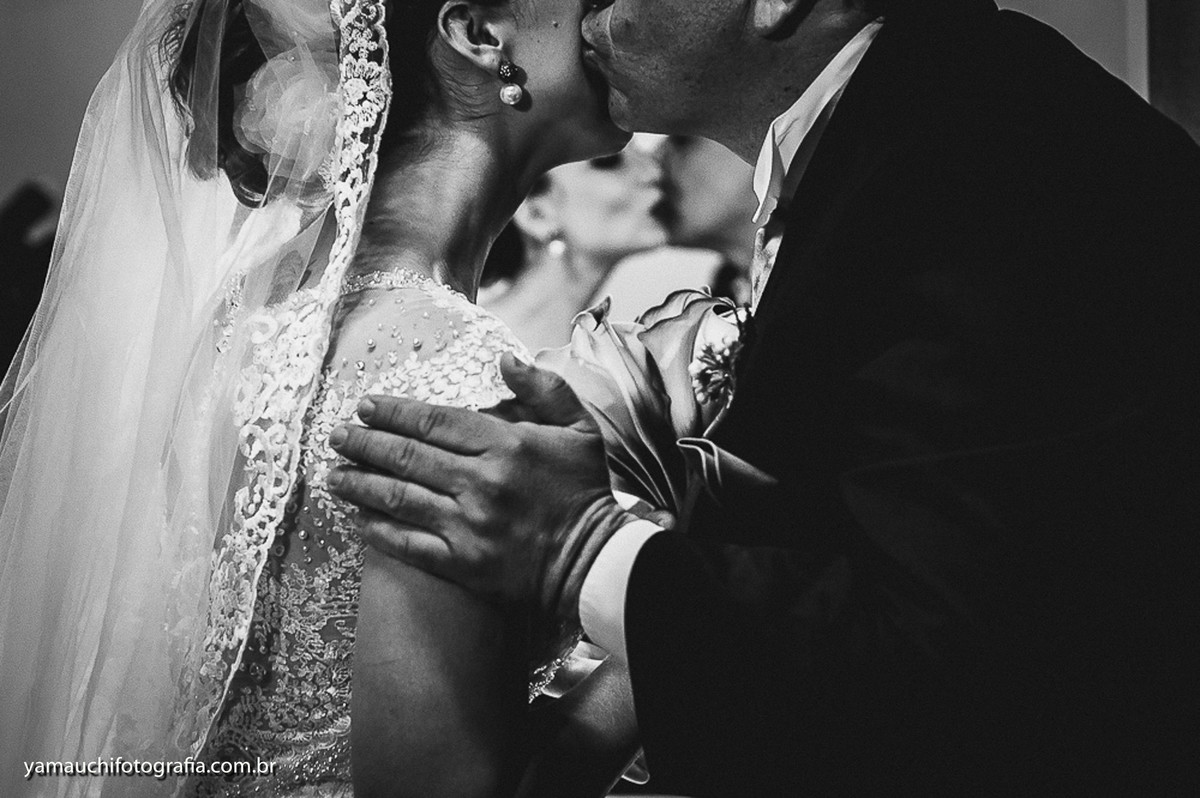 Benção do pai na noiva