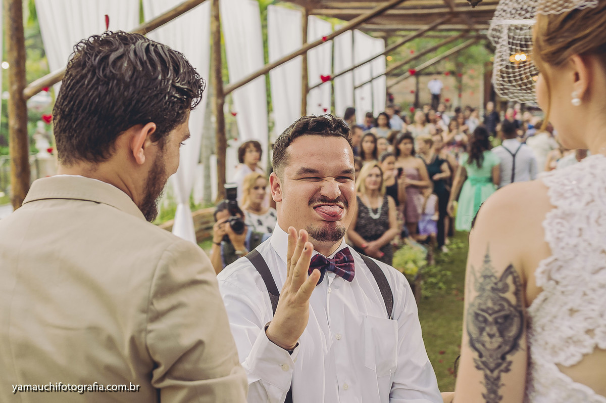 Cumprimento do padrinho