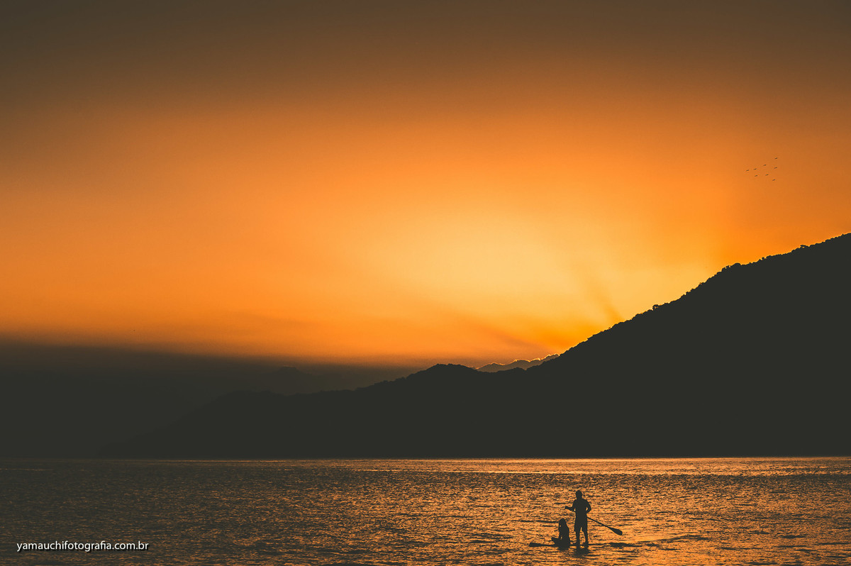 Fotografia por do sol