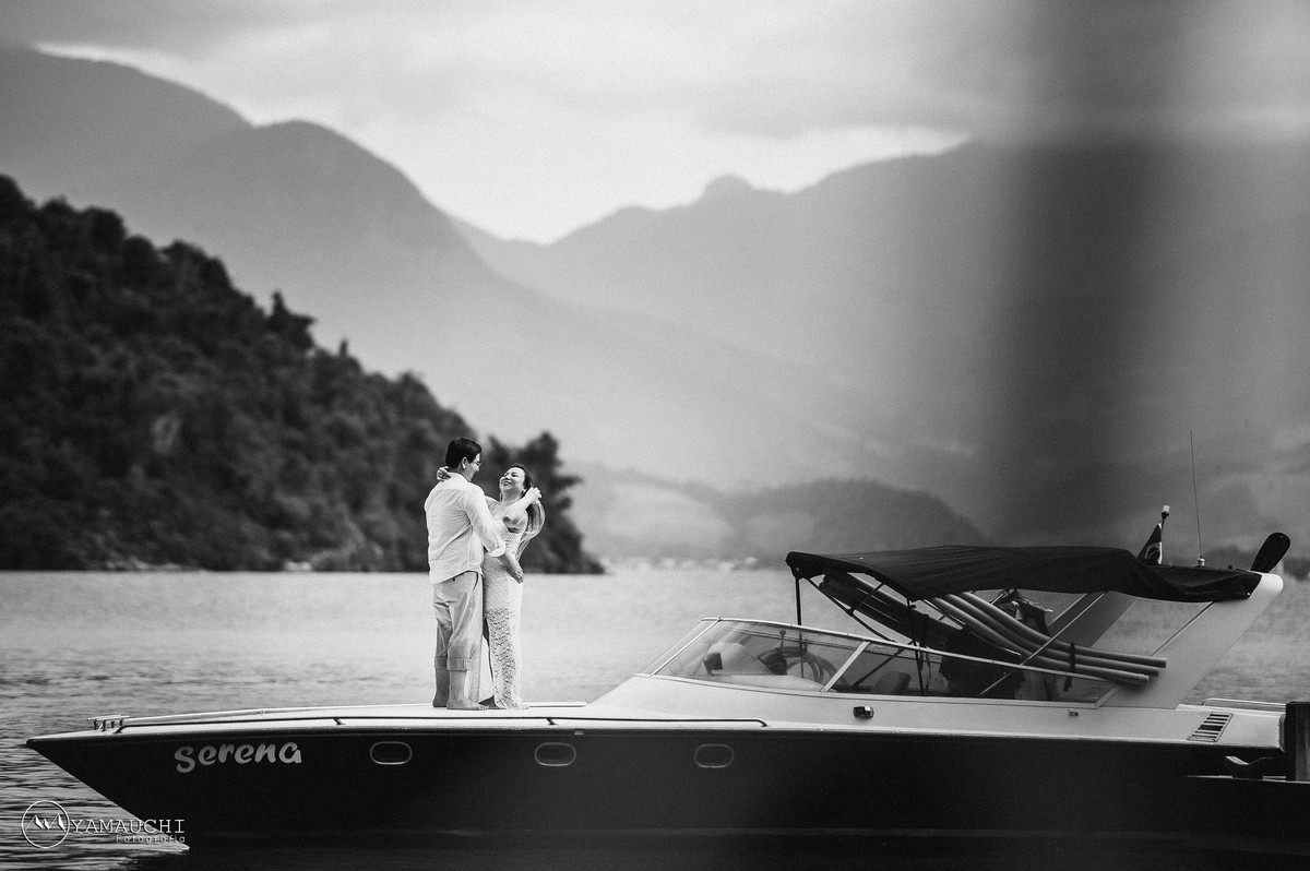 Ensaio de casamento na praia