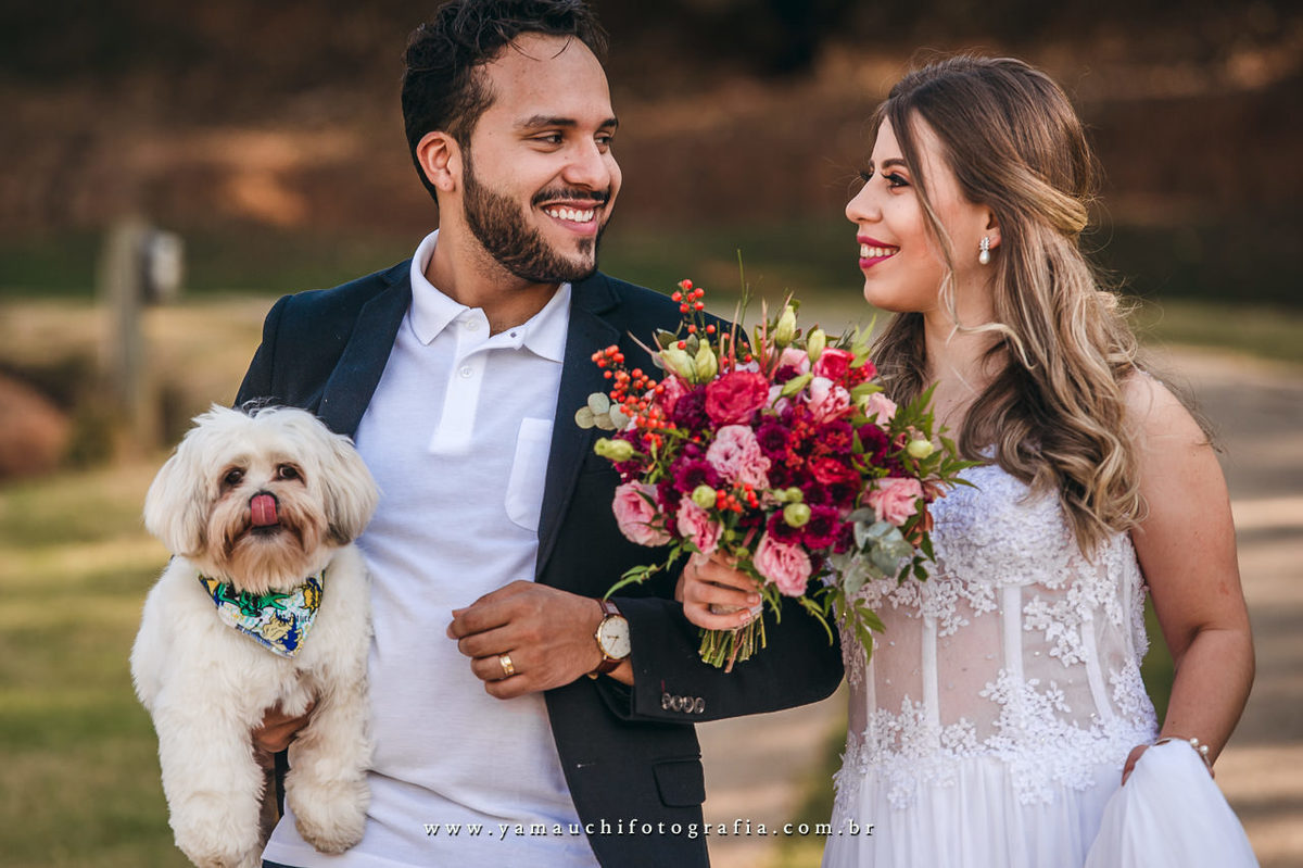 casamento com cachorros