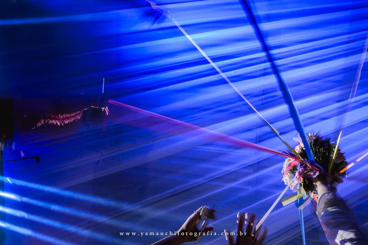 buque de flores de fita