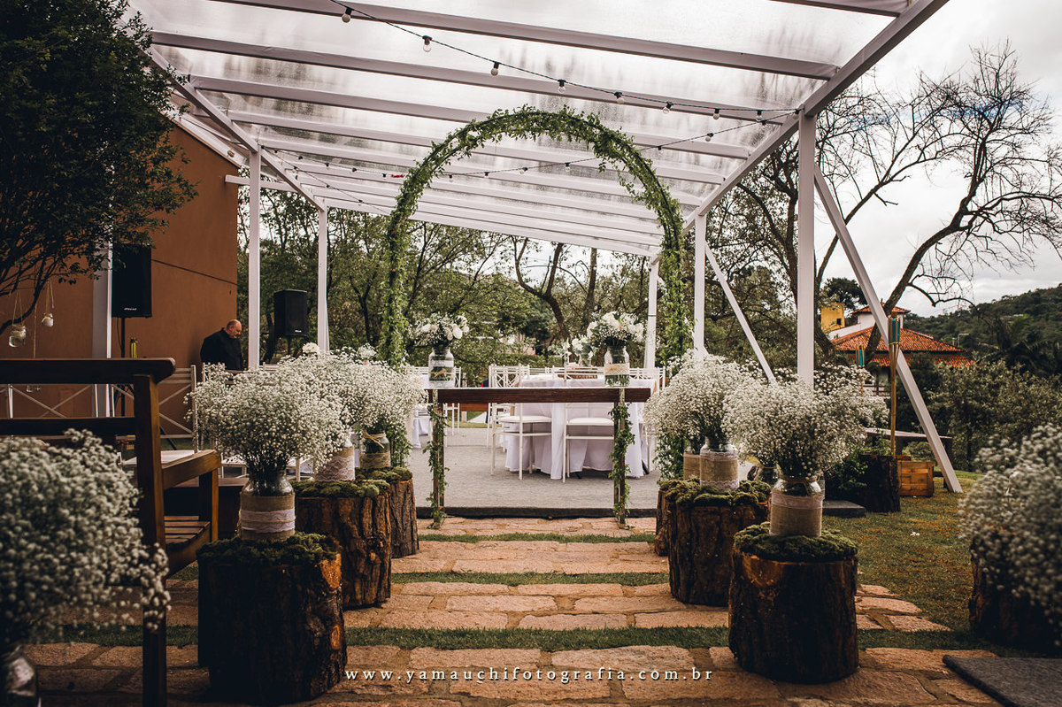 decoração para mini wedding