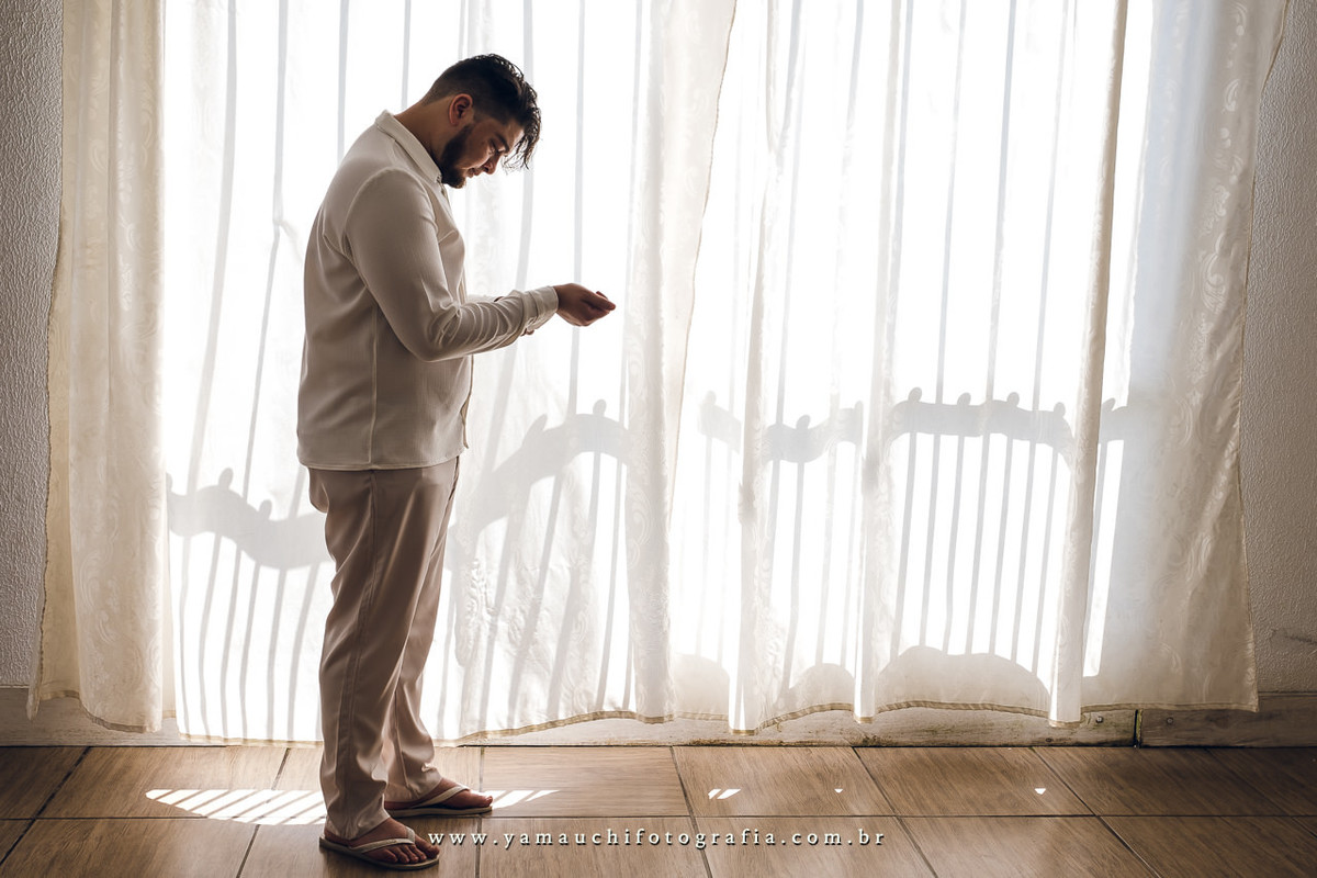 sala do noivo na Chácara Recanto dos Lagos