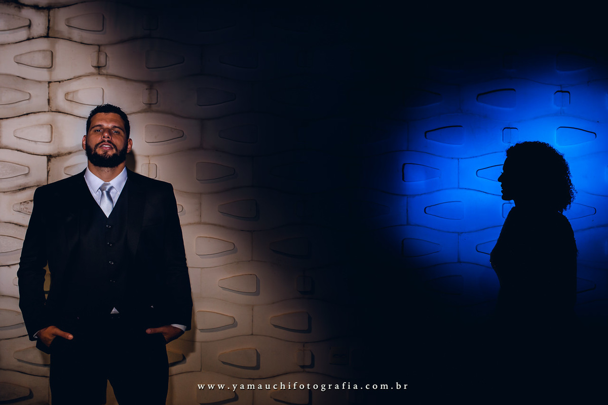 Fotografia de casamento retrato dos noivos