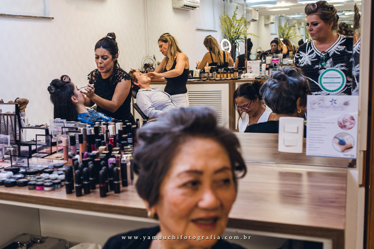 salão para making of da noiva