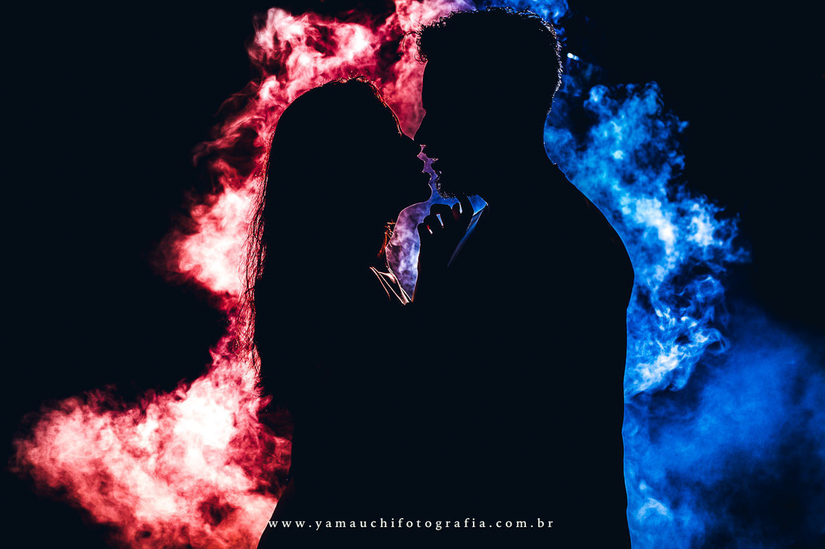 Fotografia criativa com fumaça Yamauchi Fotografia