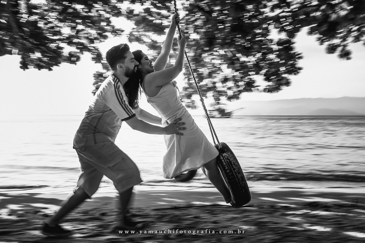 Pedido de casamento na praia
