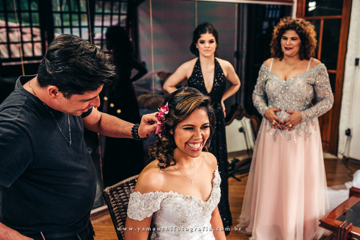 Leo Pires no making of da noiva