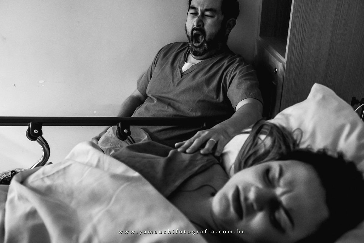 momentos antes do parto