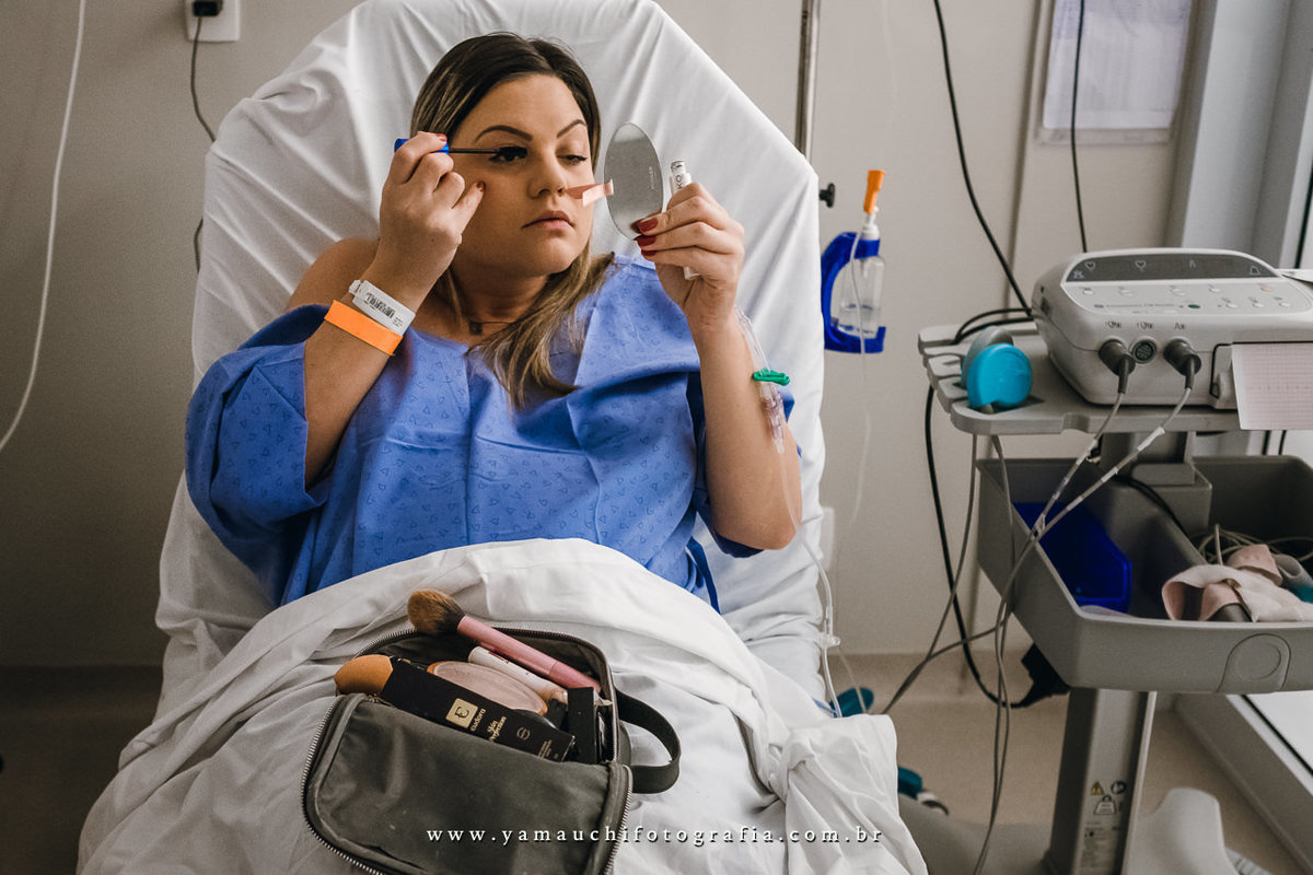 mamãe na hora do parto